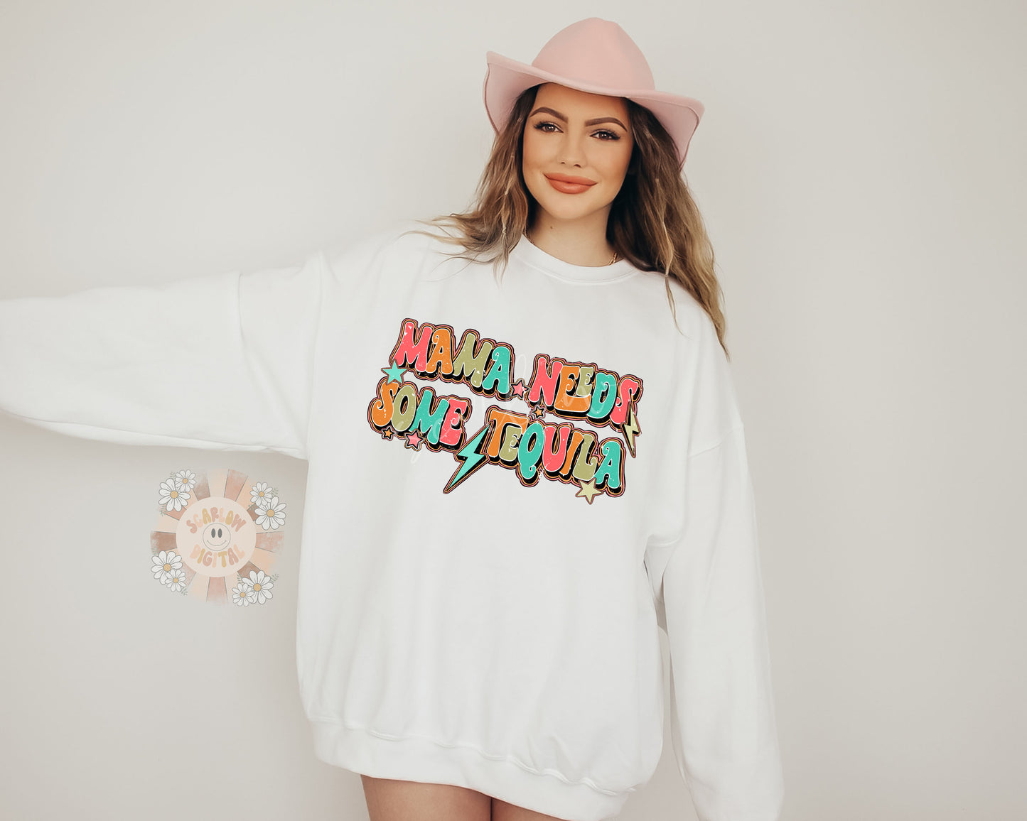 Mama Needs Some Tequila PNG Sublimation Digital Design Download, tequila png, mama png, boho png, retro png, agave png, funny png design
