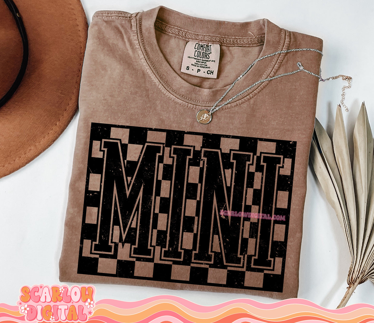 Checkered Mini PNG Digital Design