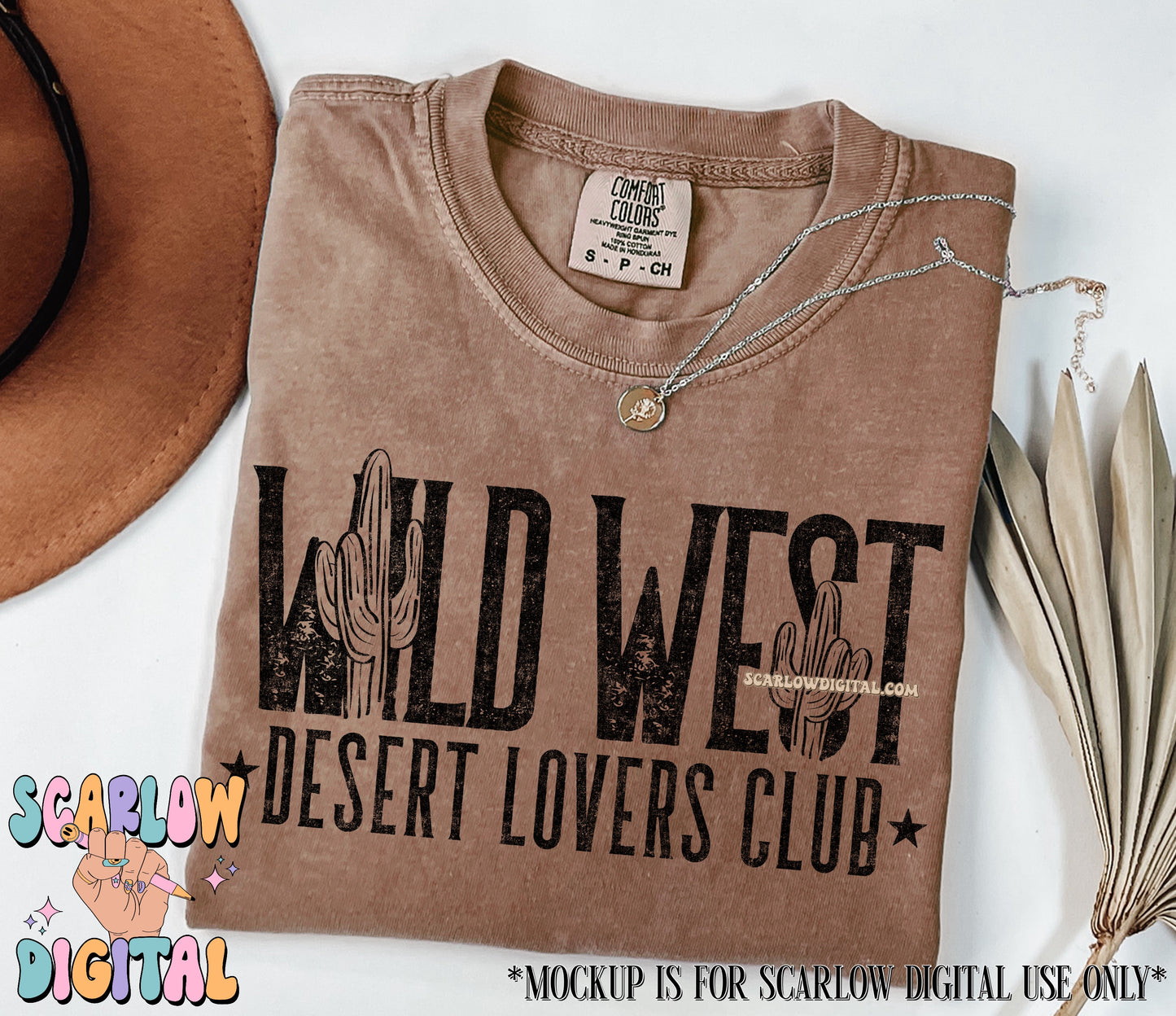 Wild West Desert Lovers Club PNG Digital Design