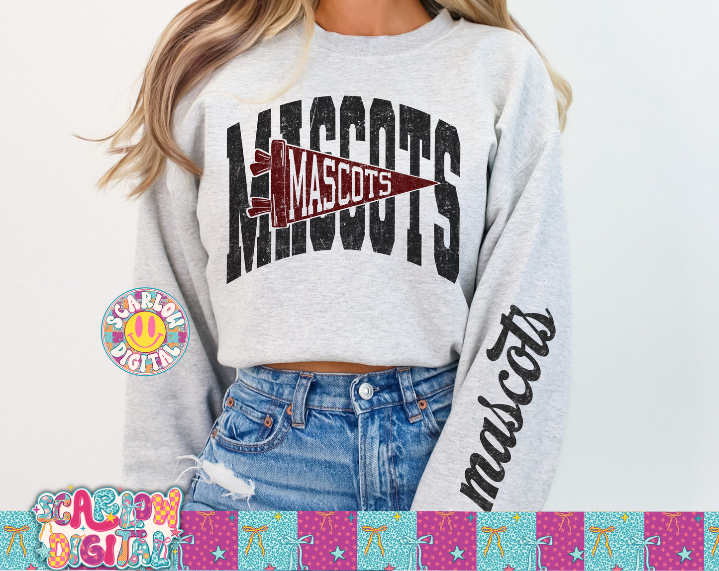 Maroon Mascot Custom Design - REVIEW DESCRIPTION BEFORE PURCHASING