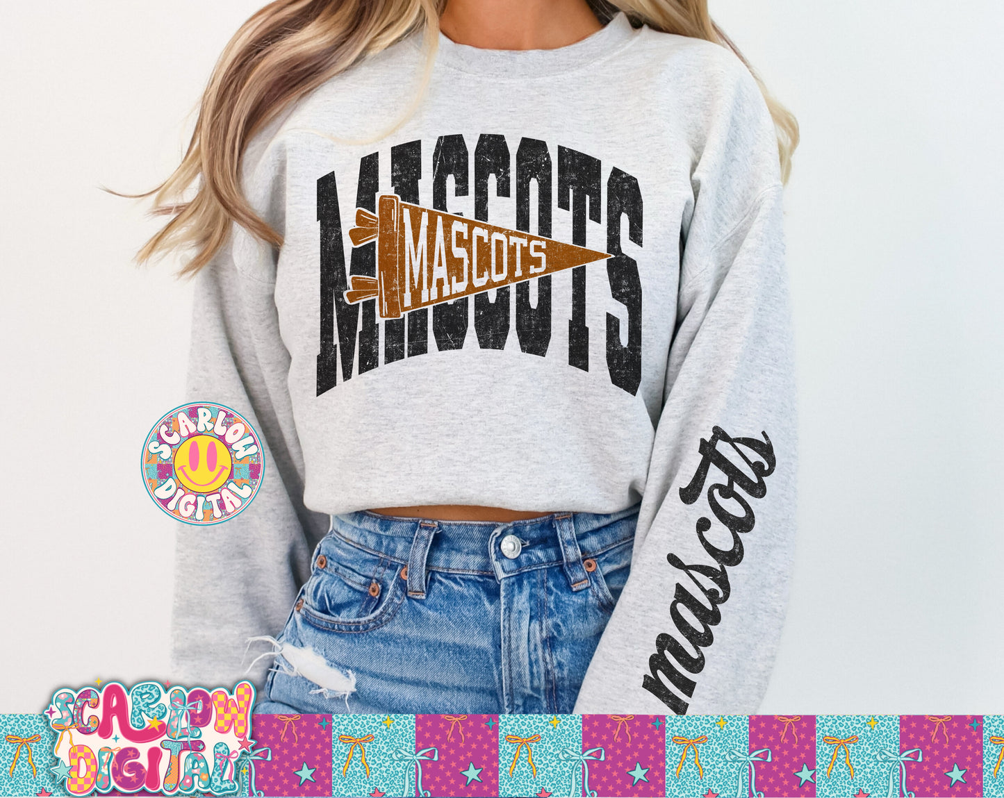 Burnt Orange Mascot Custom Design - REVIEW DESCRIPTION BEFORE PURCHASING
