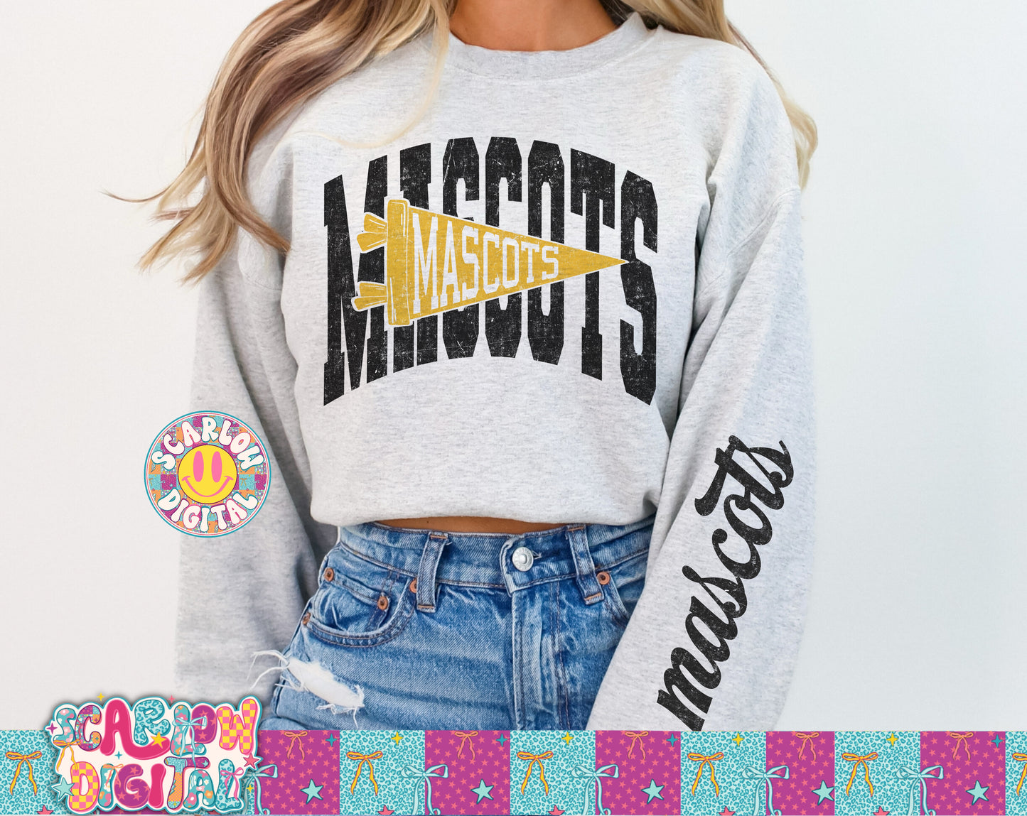 Yellow Mascot Custom Design - REVIEW DESCRIPTION BEFORE PURCHASING
