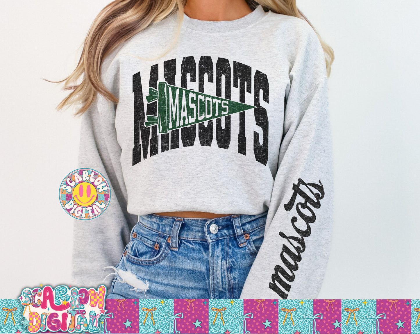 Green Mascot Custom Design - REVIEW DESCRIPTION BEFORE PURCHASING