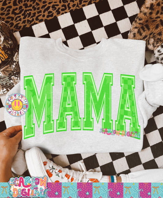 Green Mama PNG Digital Design