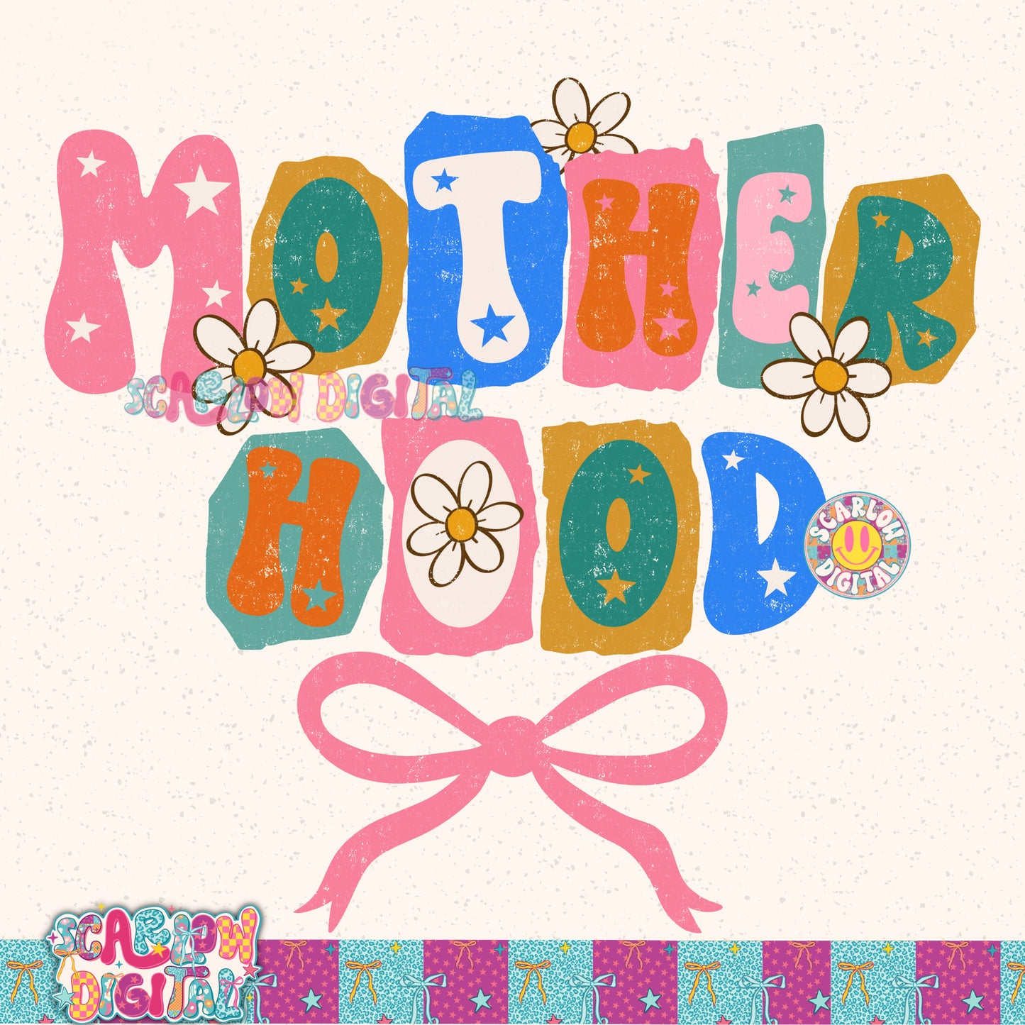 Motherhood PNG Digital Design
