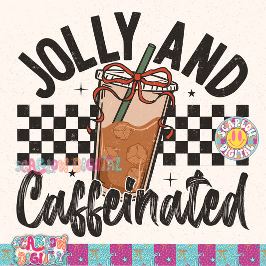 Jolly and Caffeinated PNG Digital Design
