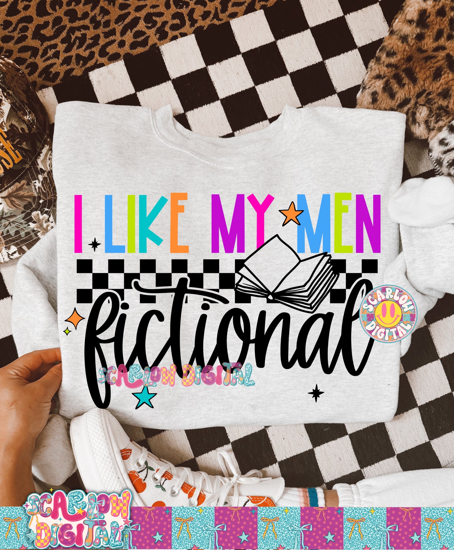 I Like My Men Fictional PNG Digital Design