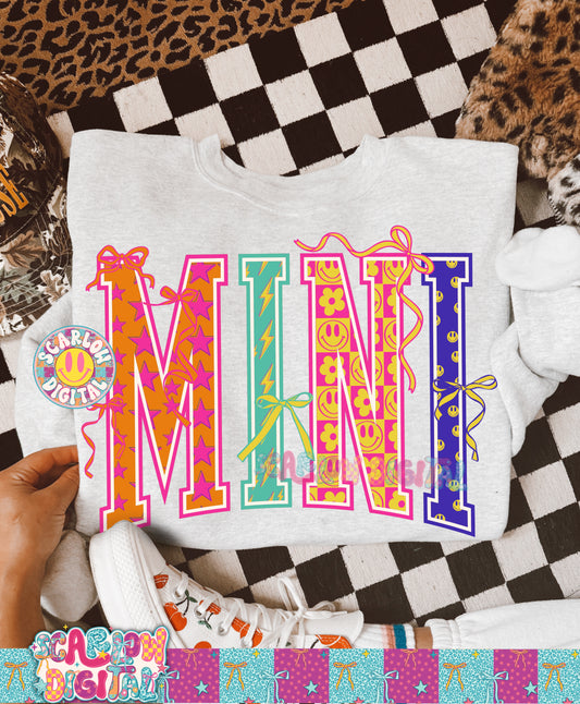 Retro Mini PNG Digital Design