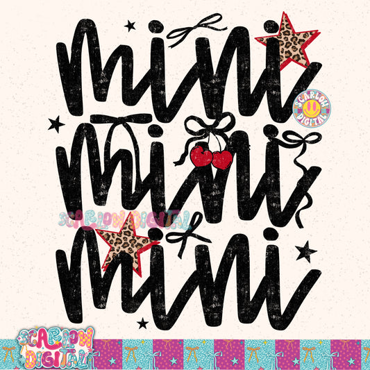 Cherry Mini PNG Digital Design