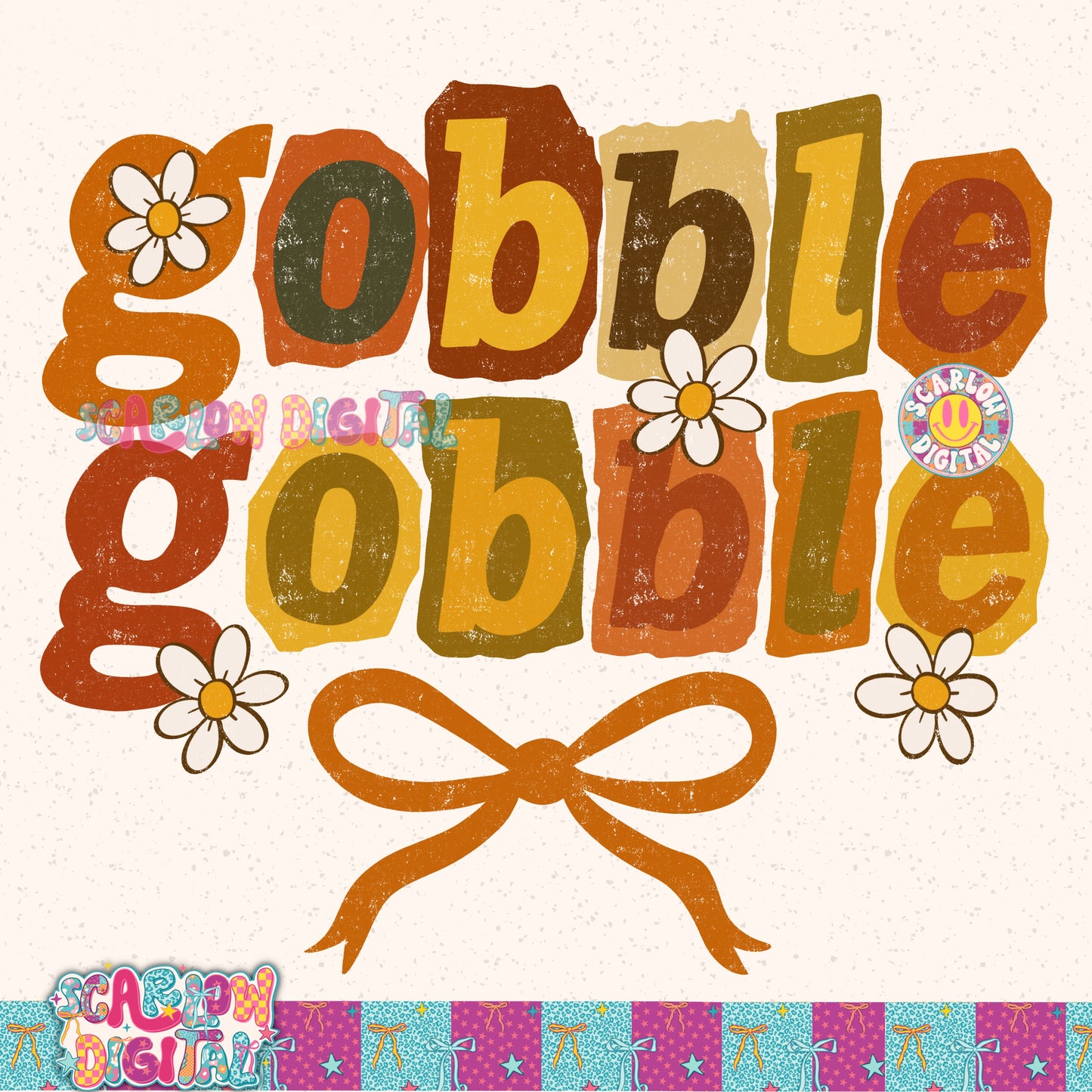 Gobble Gobble PNG Digital Design