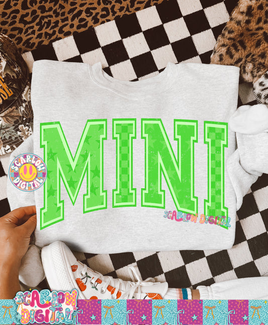 Green Mini PNG Digital Design