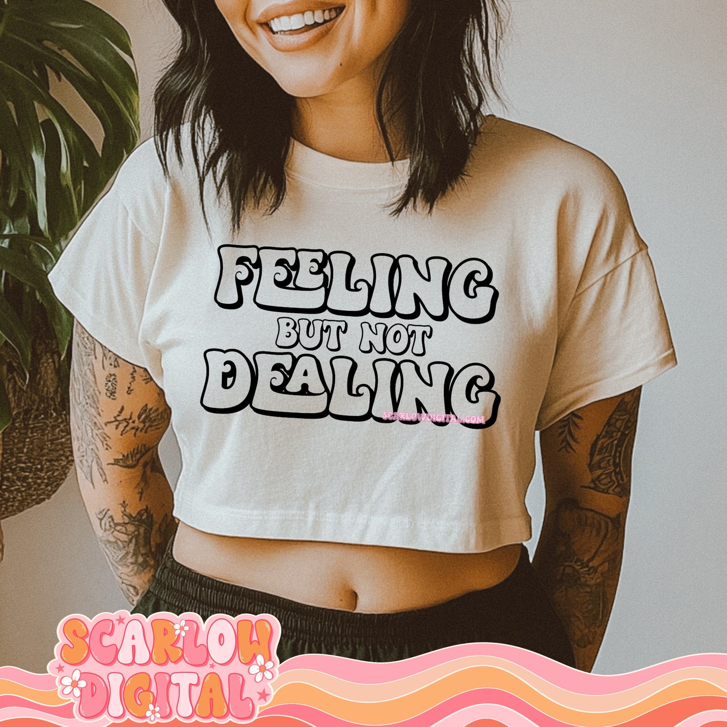 Feeling But Not Dealing PNG Digital Design