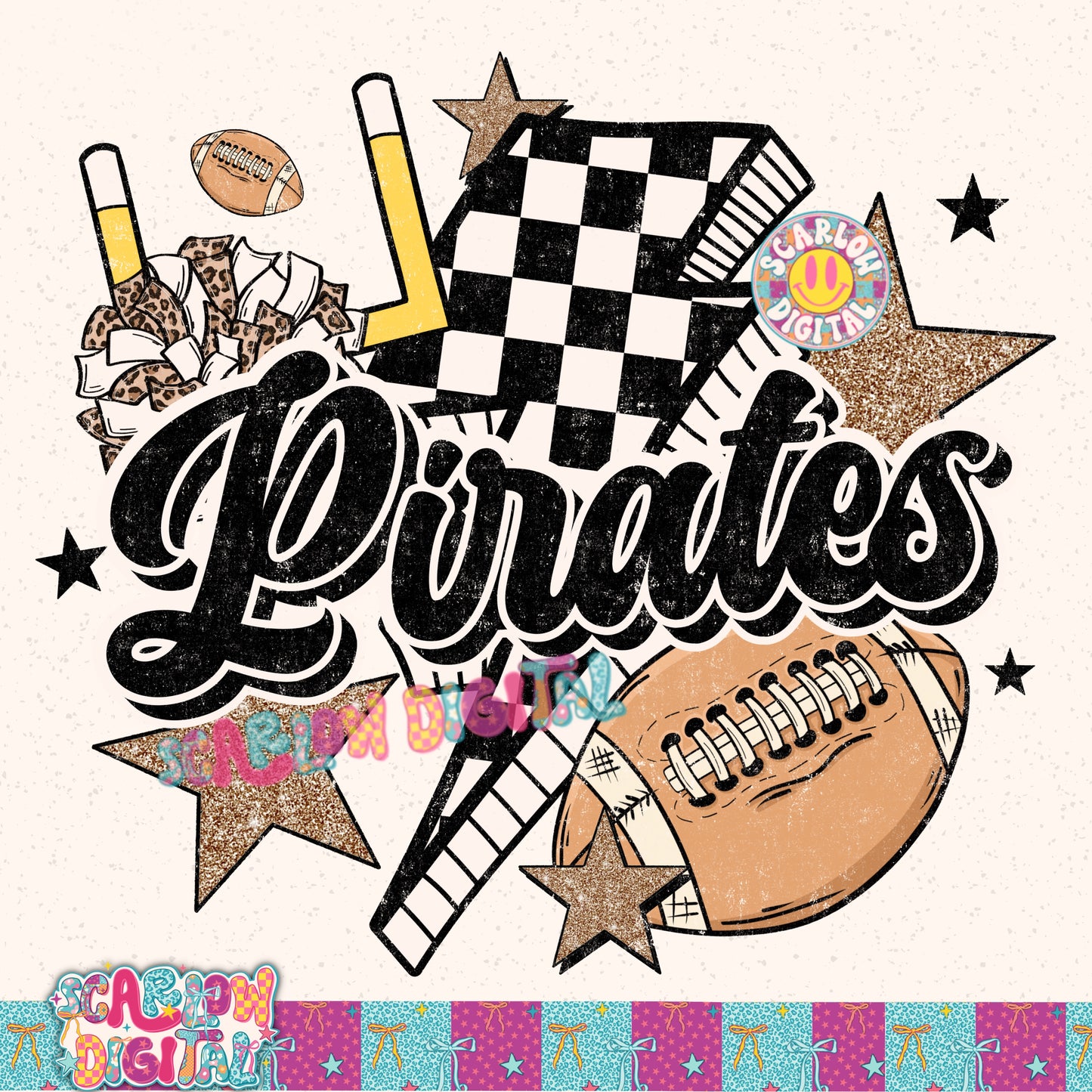 Pirates PNG Digital Design
