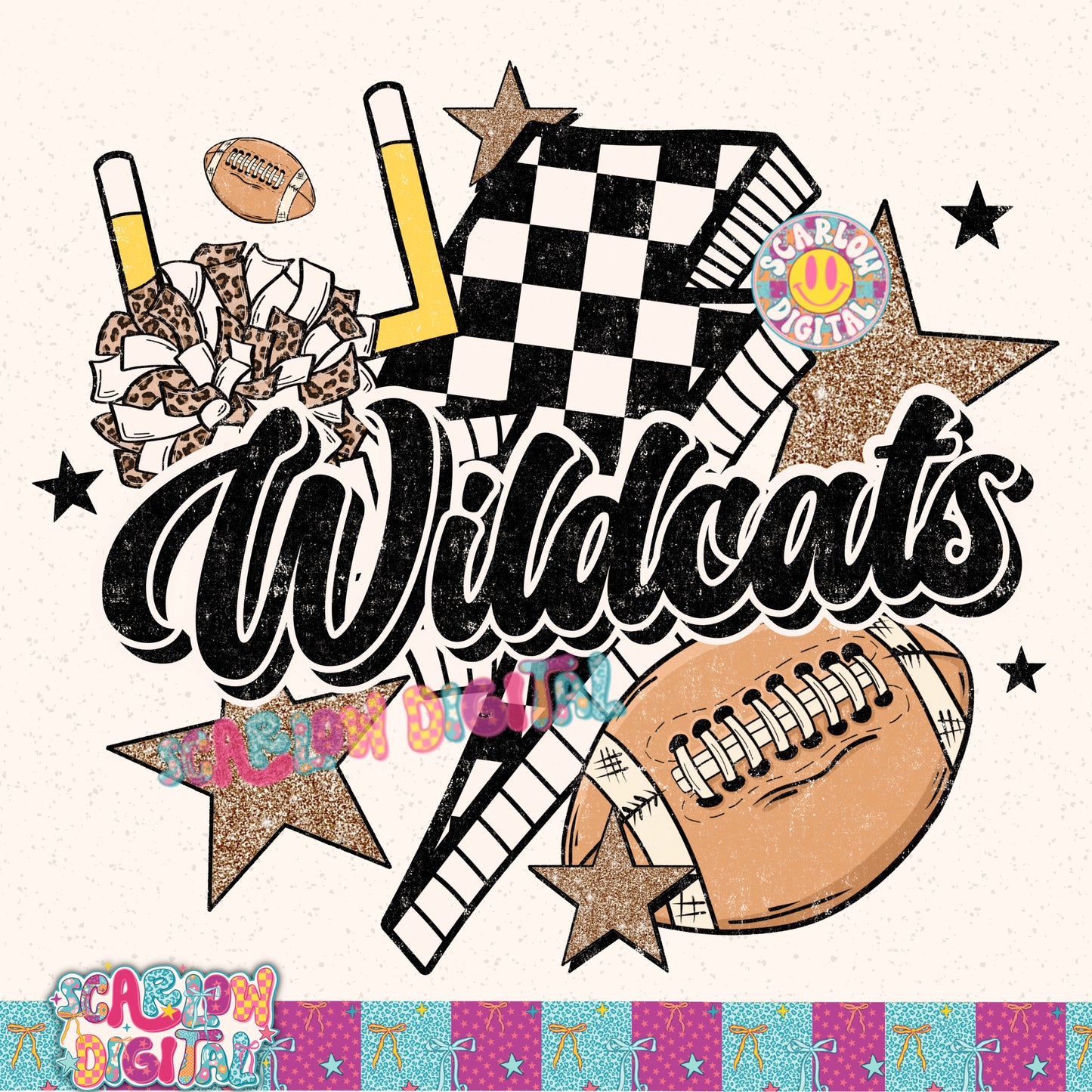 Wildcats PNG Digital Design