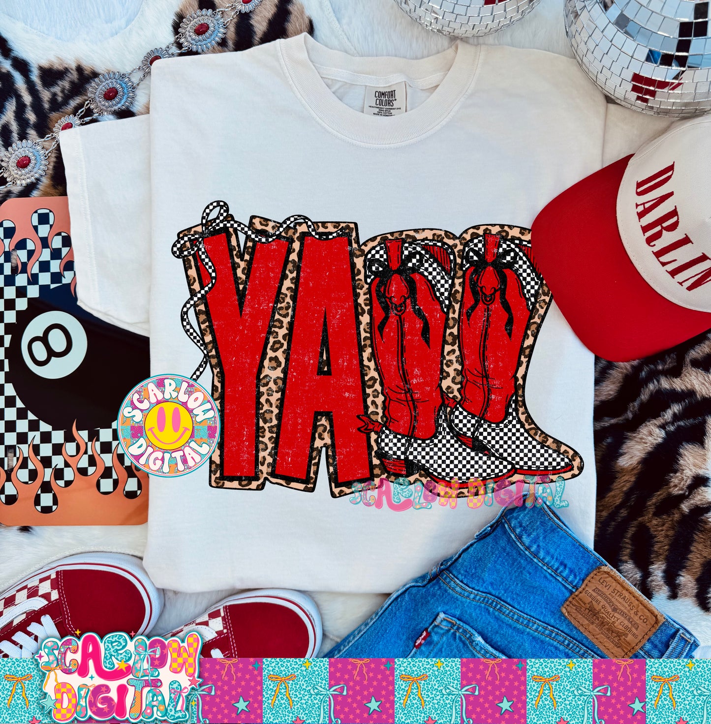 Y'all PNG Digital Design
