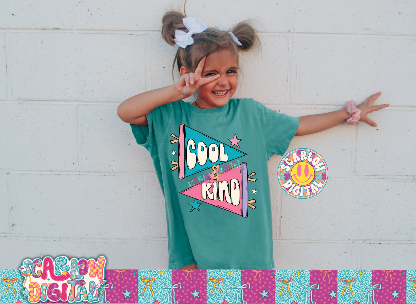 Cool and Kind PNG Digital Design