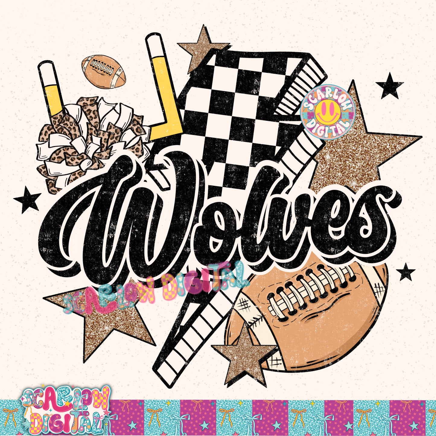 Wolves PNG Digital Design