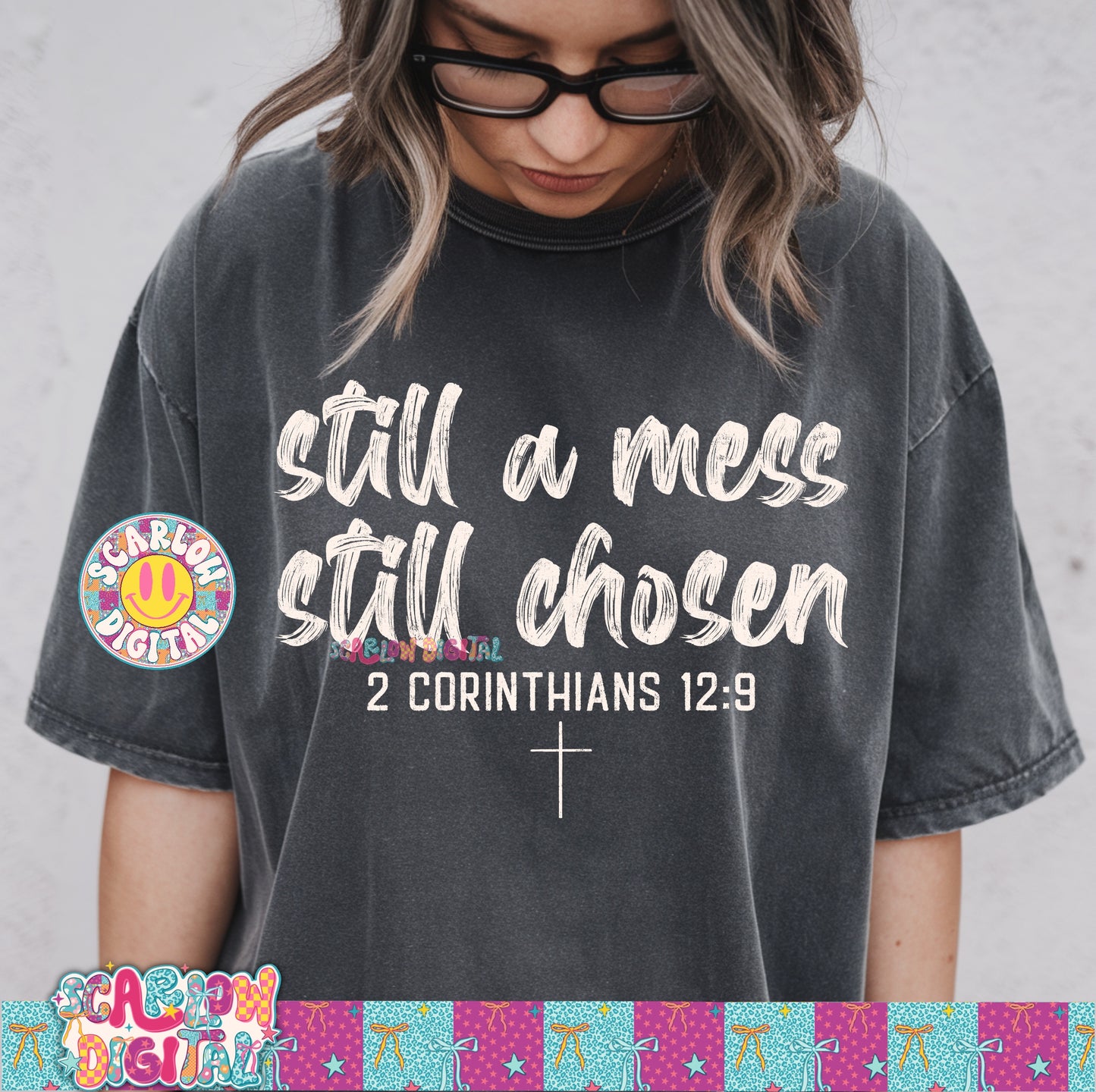 Still a Mess Still Chosen PNG Digital Design