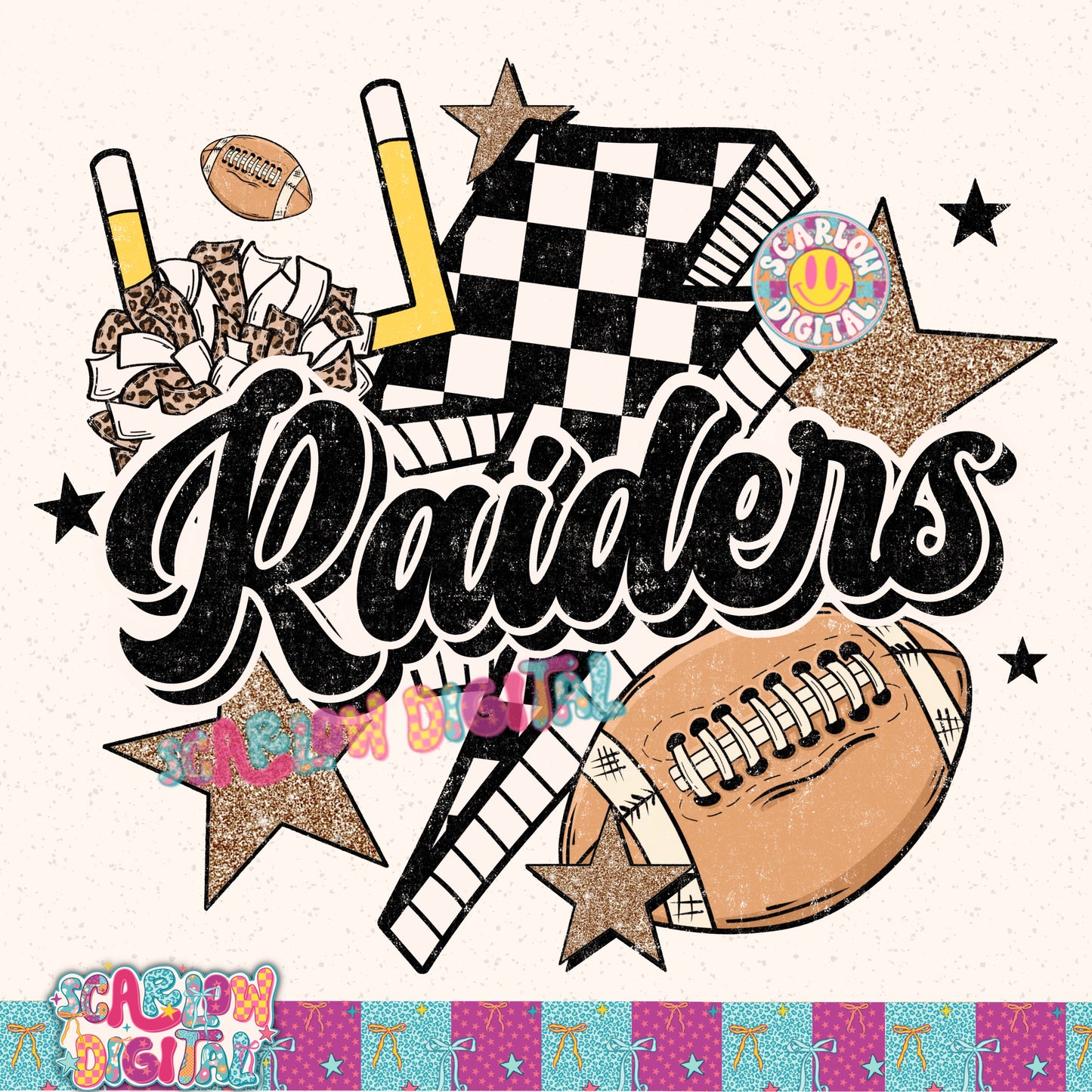 Raiders PNG Digital Design
