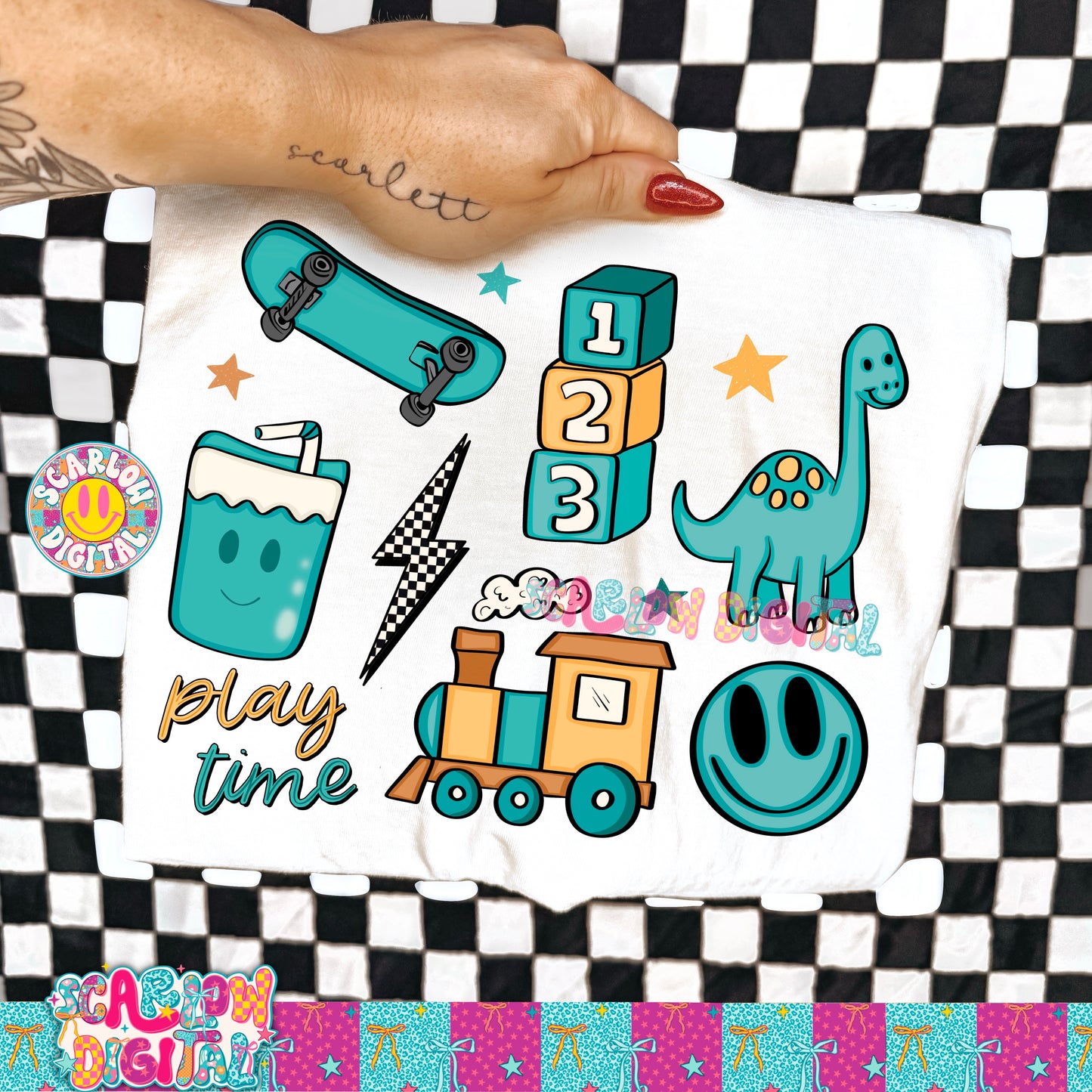 Play Time PNG Digital Design