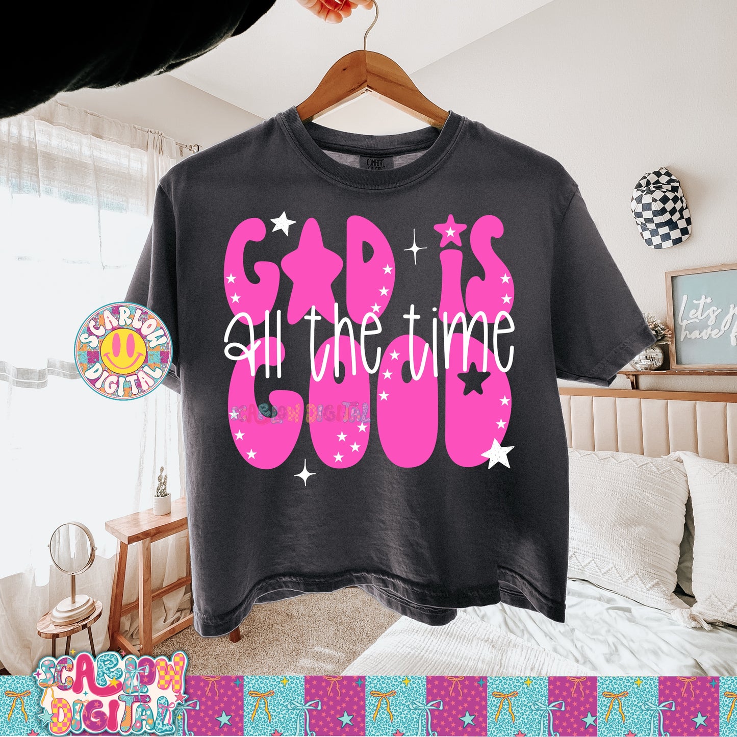 God is Good All the Time PNG Digital Design