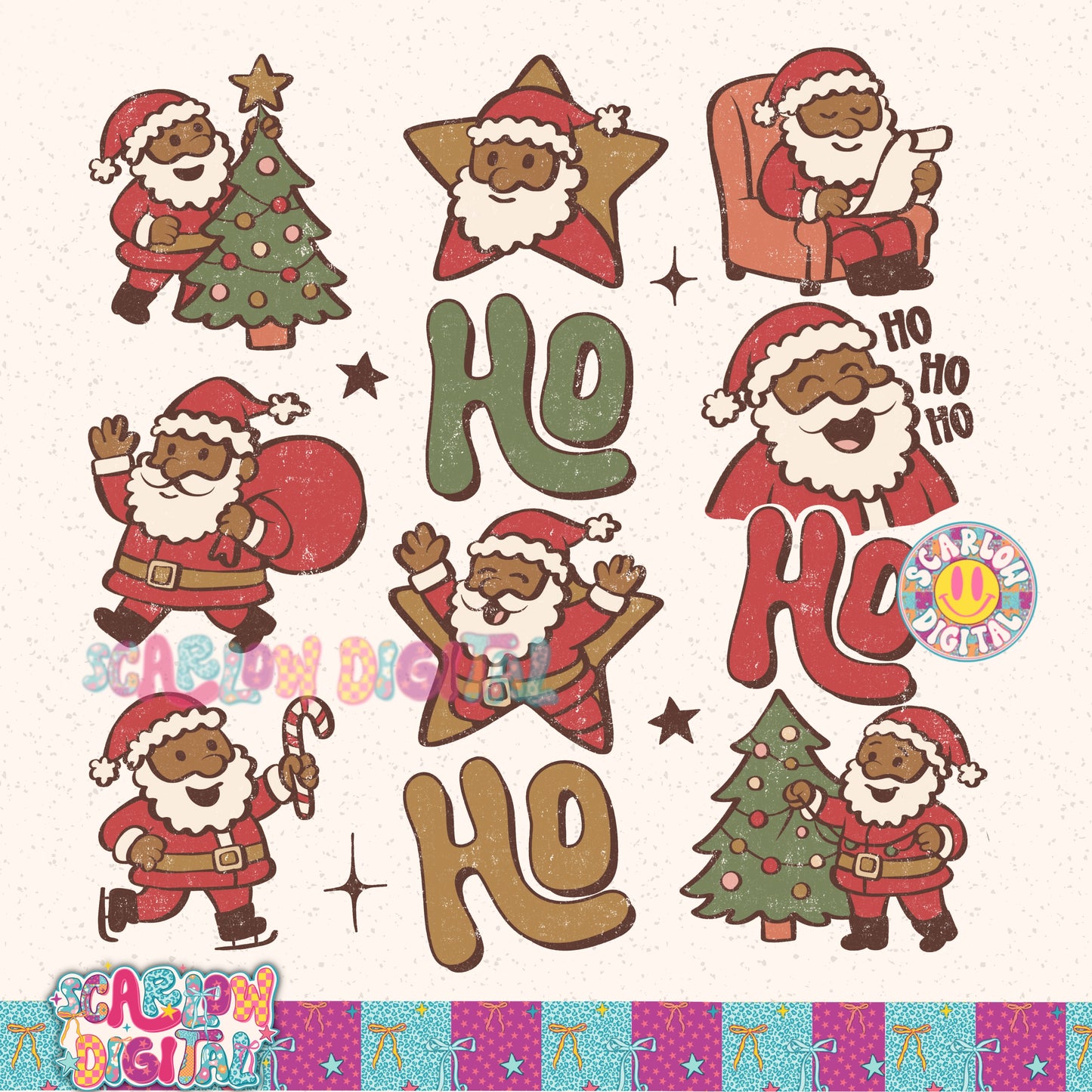 Ho Ho Ho PNG Digital Design