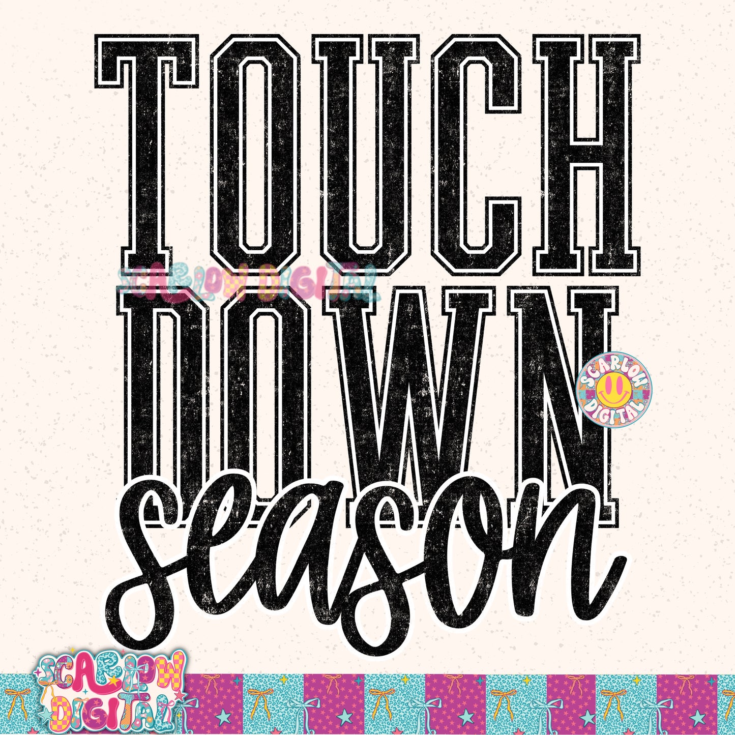 Touchdown Season PNG Digital Design