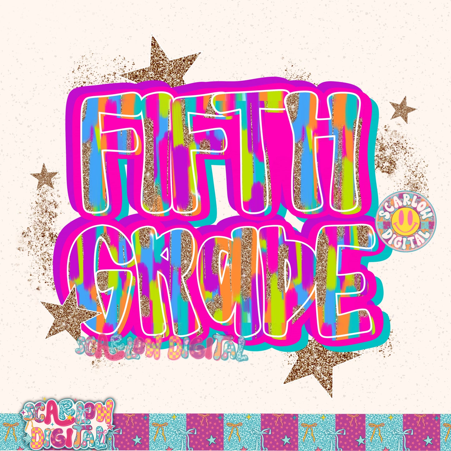 Fifth Grade PNG Digital Design
