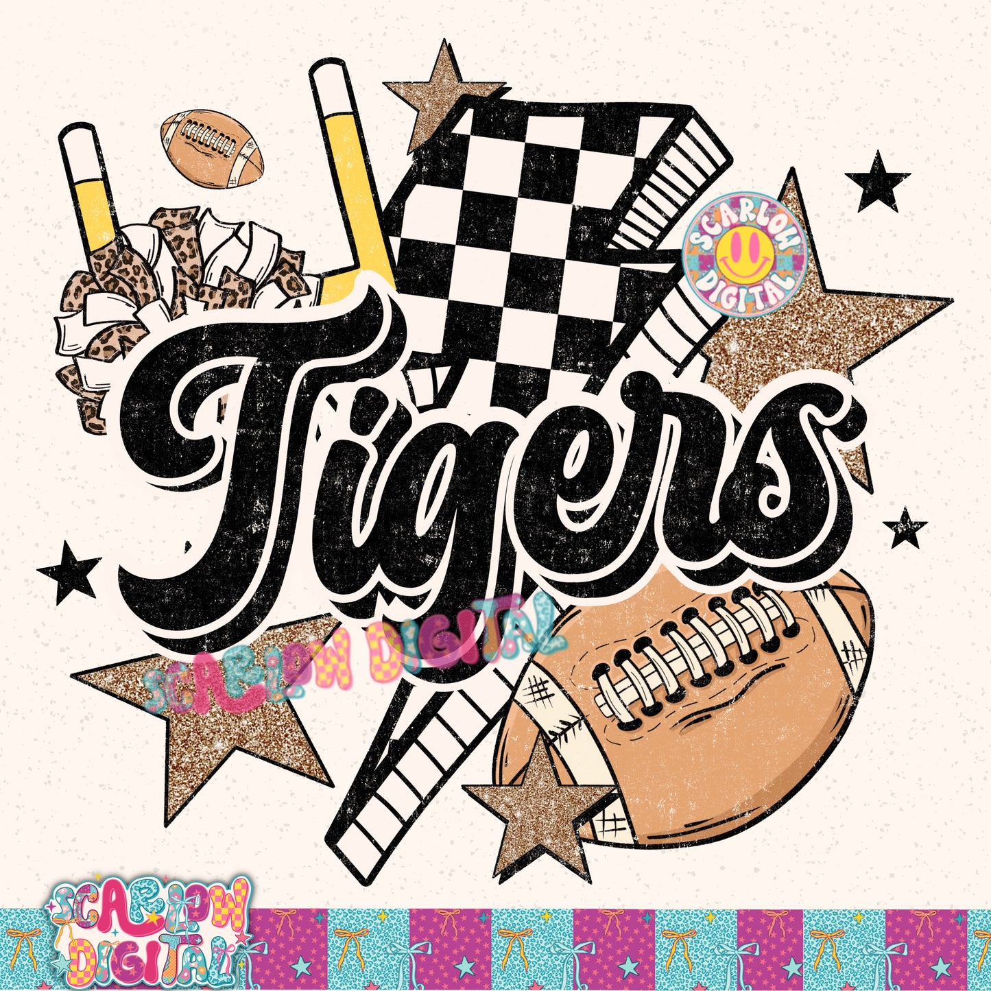 Tigers PNG Digital Design