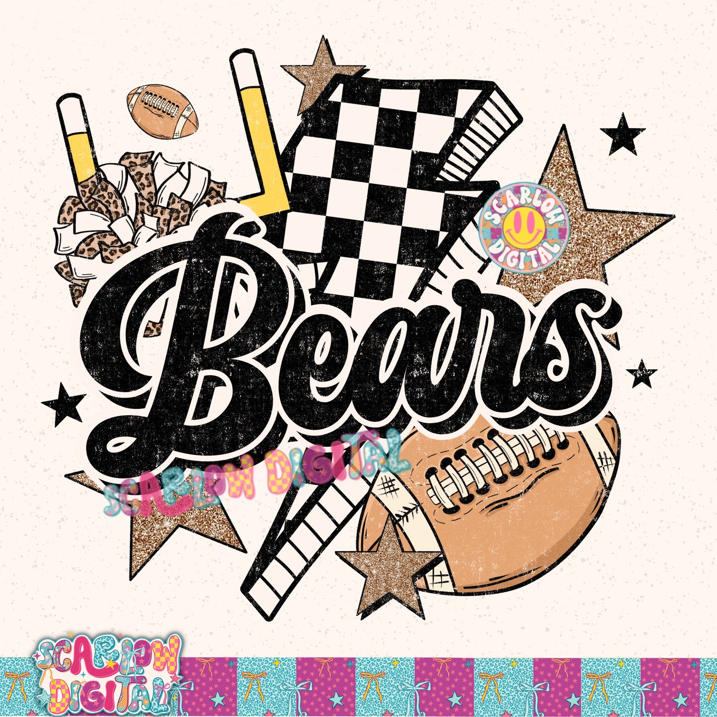 Bears PNG Digital Design