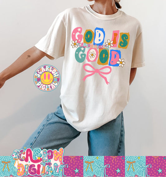 God is Good PNG Digital Design