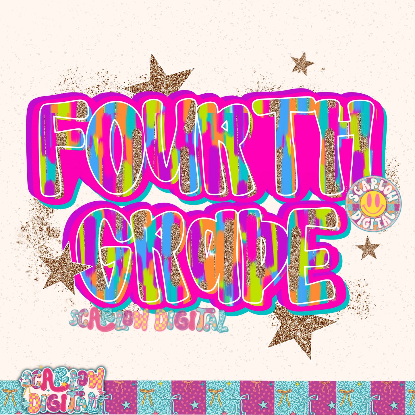 Fourth Grade PNG Digital Design