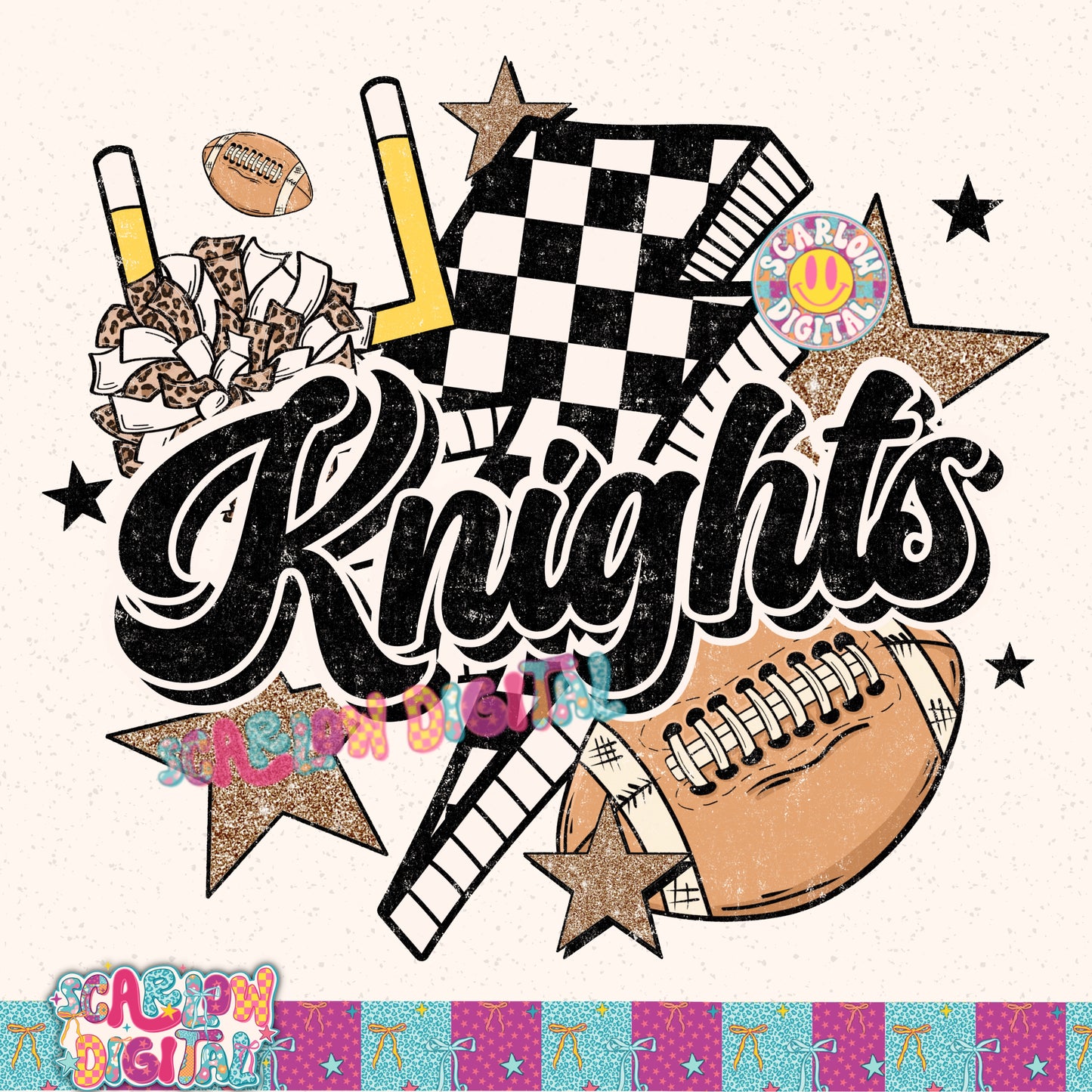 Knights PNG Digital Design