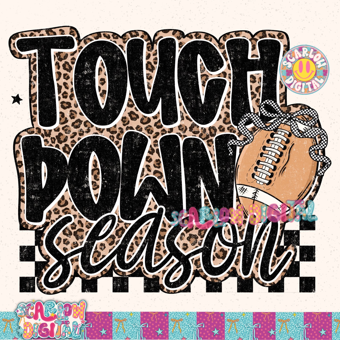 Touchdown Season PNG Digital Design