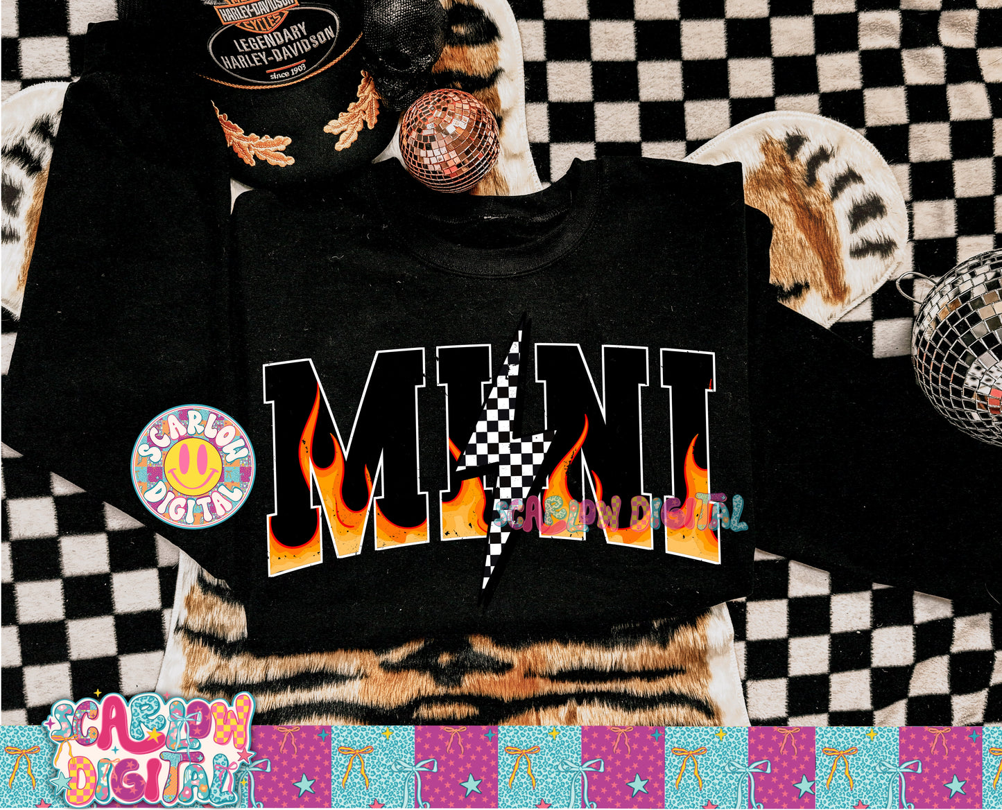 Mini Flames PNG Digital Design