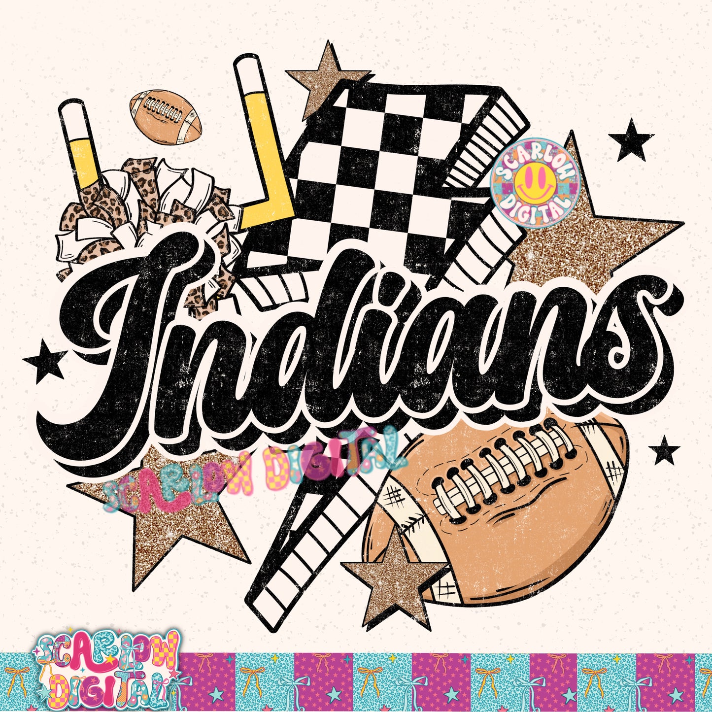 Indians PNG Digital Design