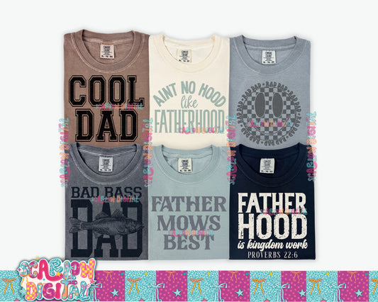 Dad PNG Digital Design Bundle