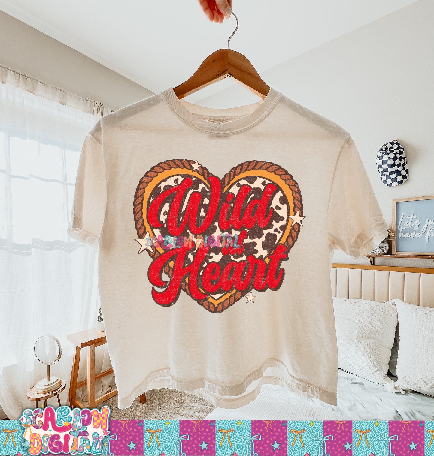 Wild at Heart PNG Digital Design