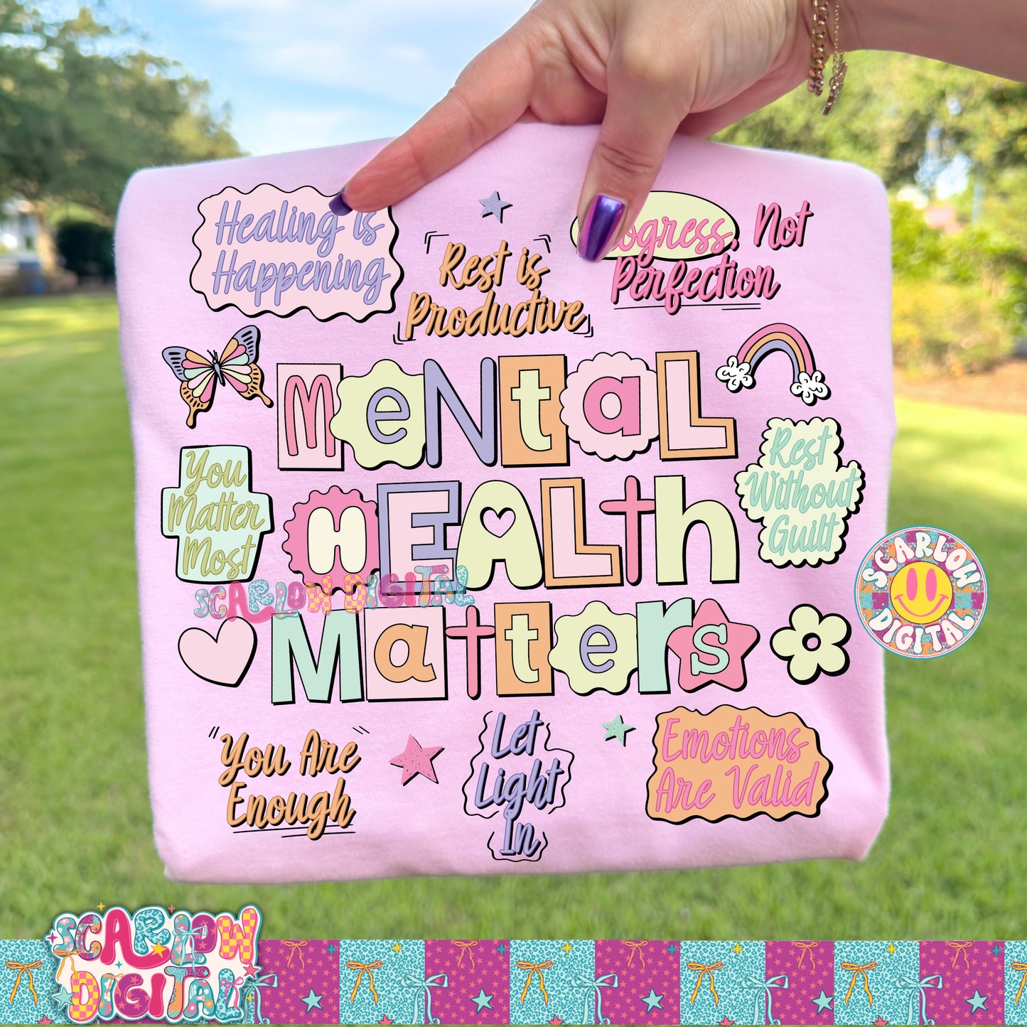Mental Health Matters PNG Digital Design