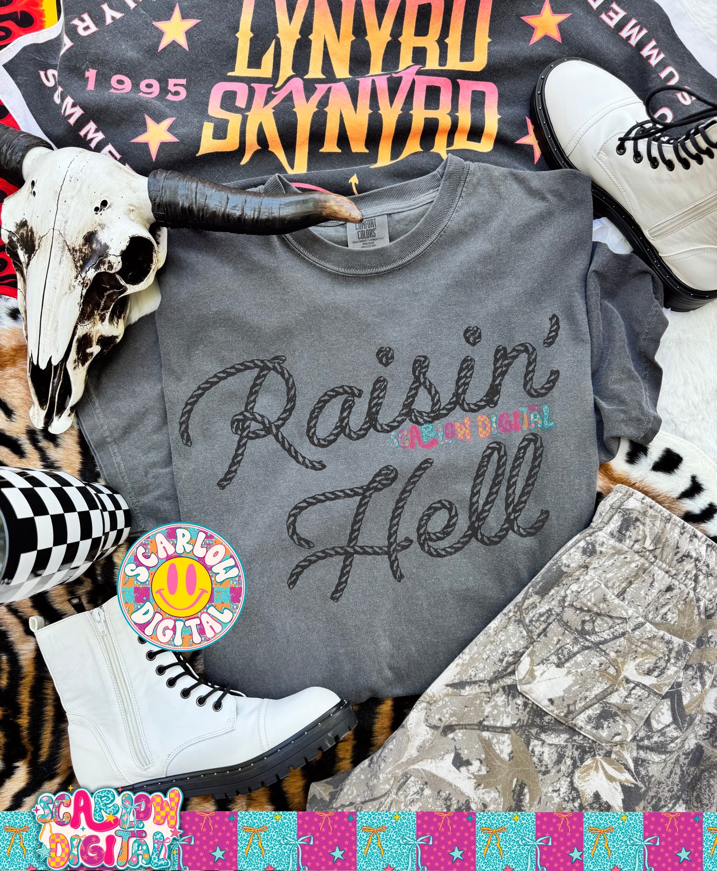 Raisin Hell PNG Digital Design