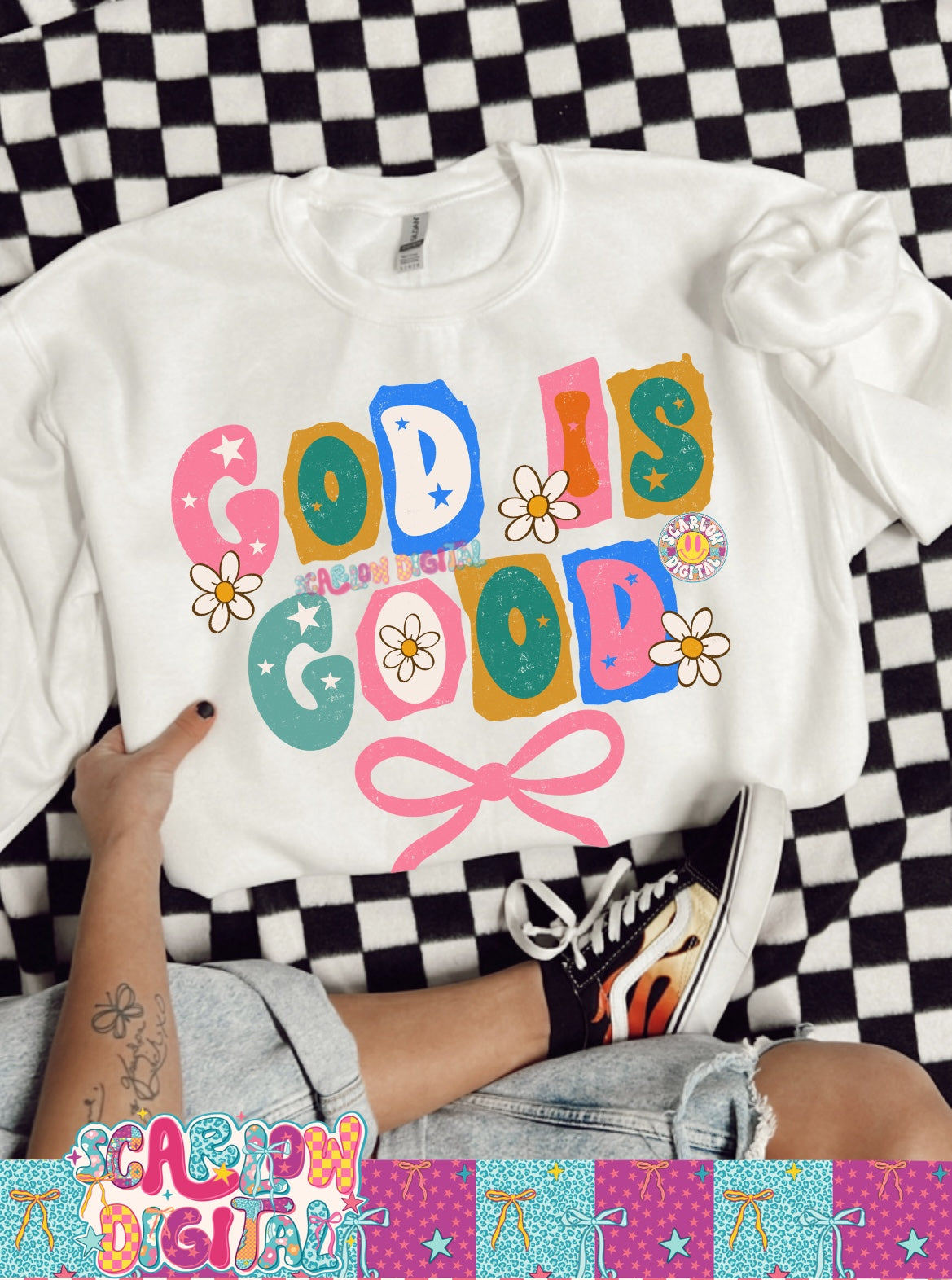 God is Good PNG Digital Design