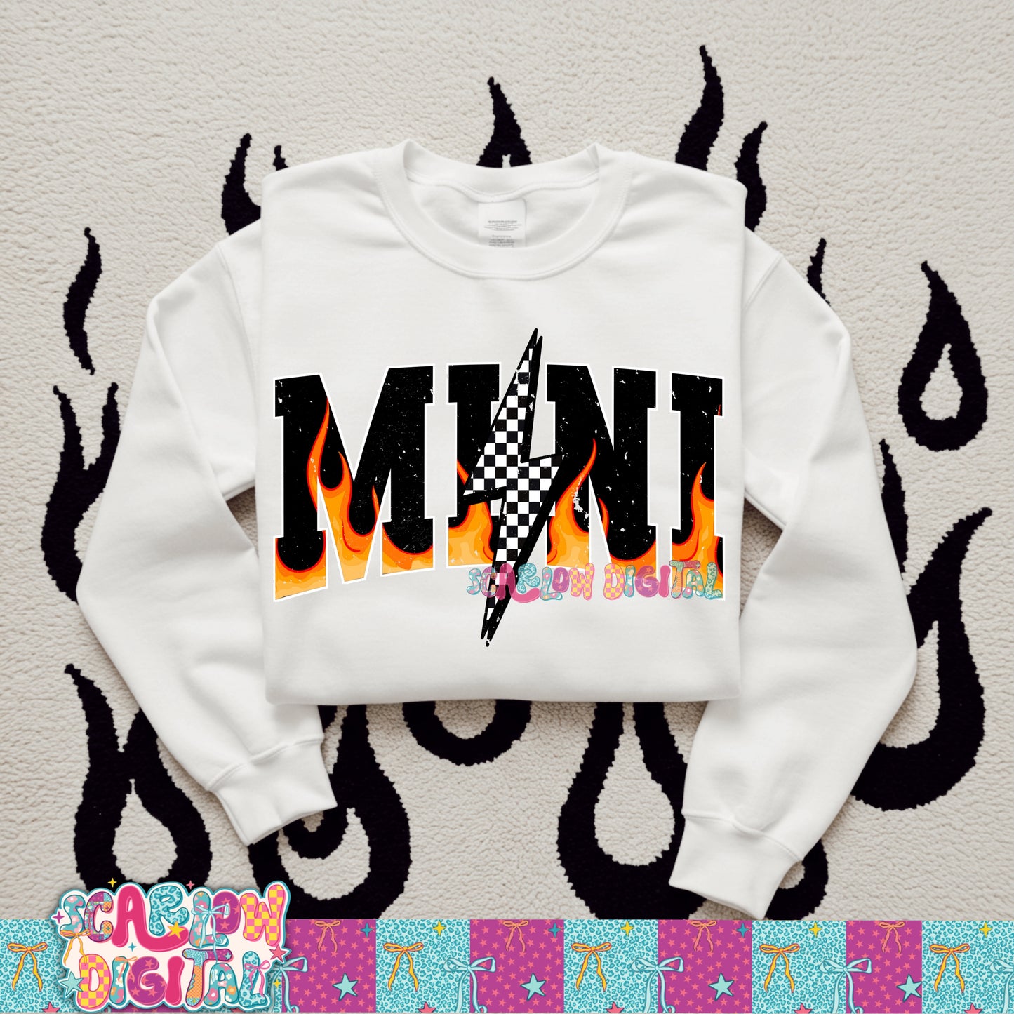Mini Flames PNG Digital Design