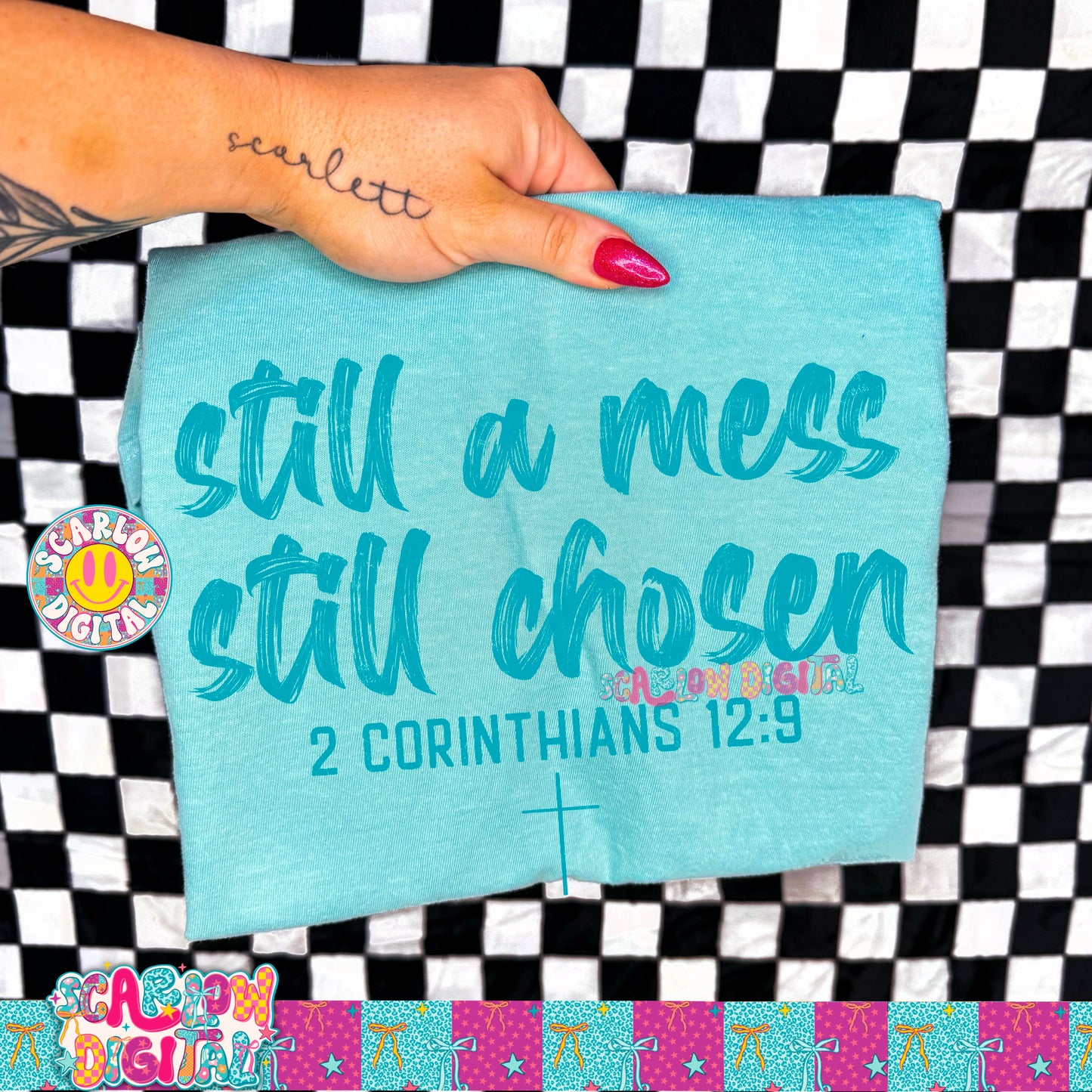 Still a Mess Still Chosen PNG Digital Design