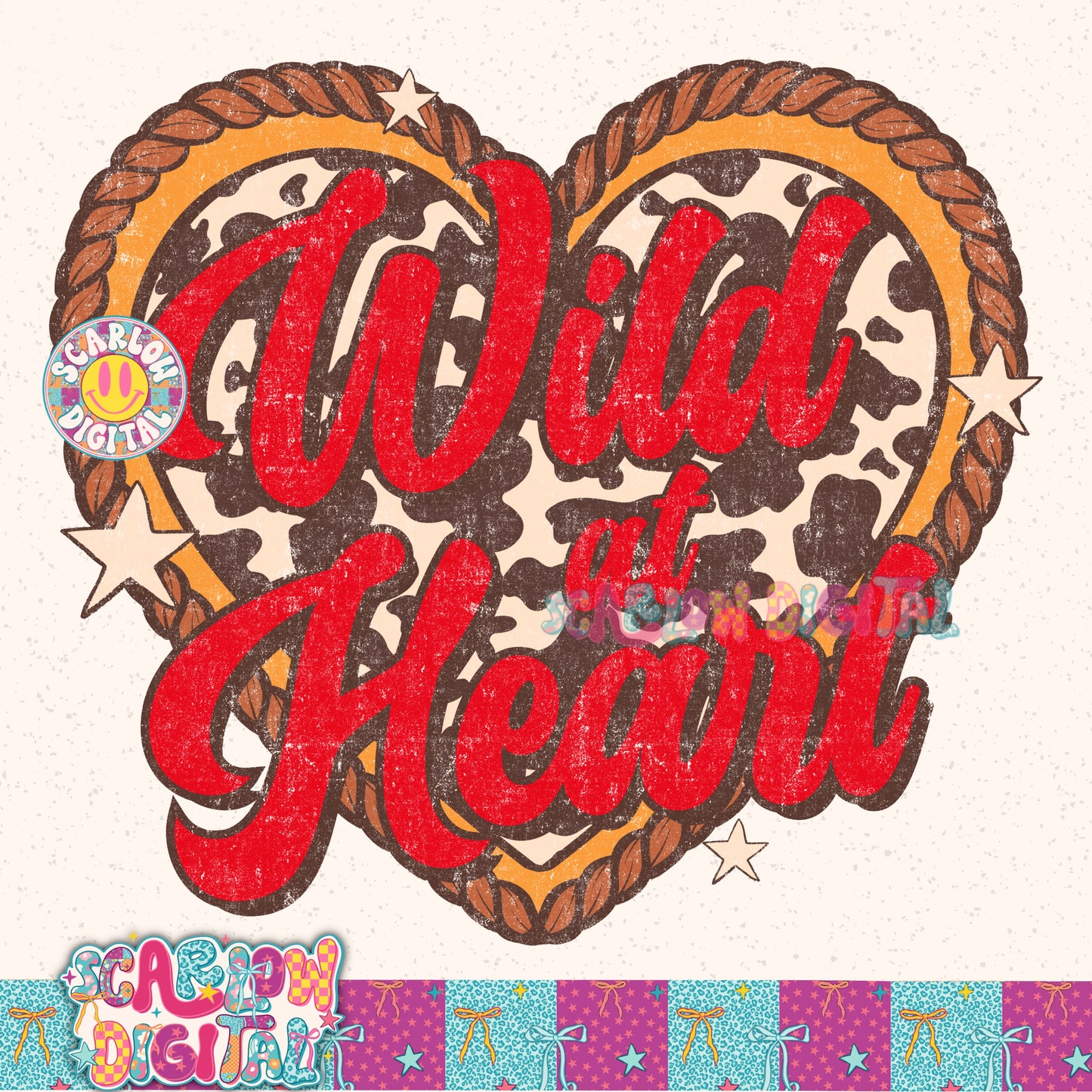Wild at Heart PNG Digital Design