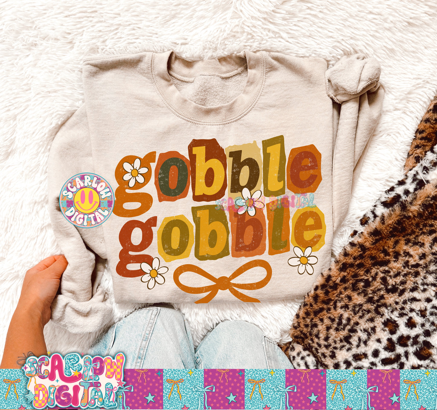 Gobble Gobble PNG Digital Design