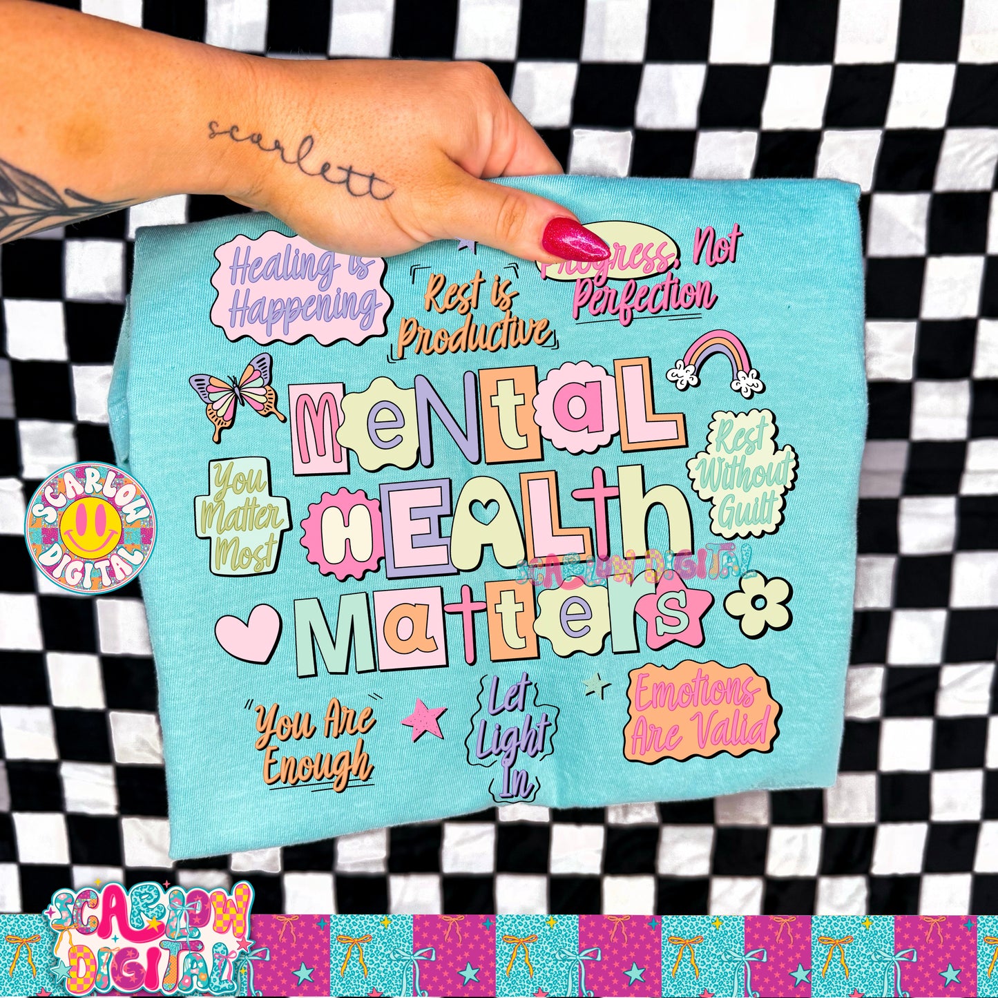 Mental Health Matters PNG Digital Design