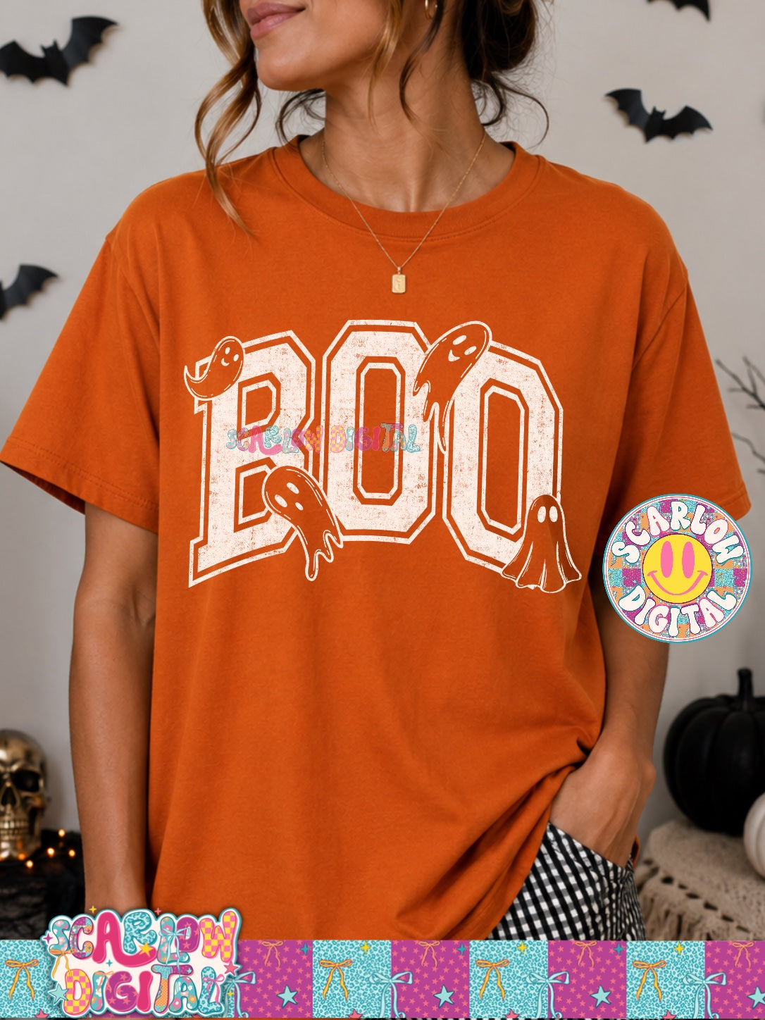 Boo Ghosts PNG Digital Design