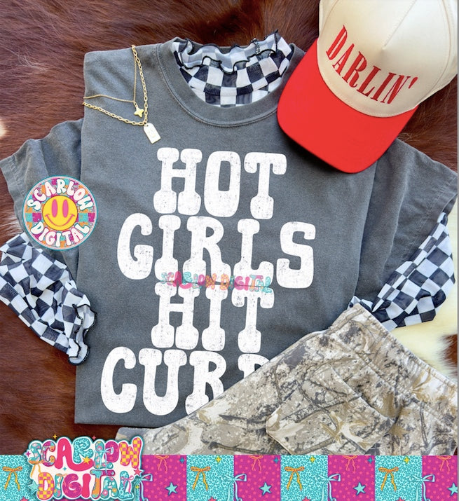 Hot Girls Hit Curbs PNG Digital Design