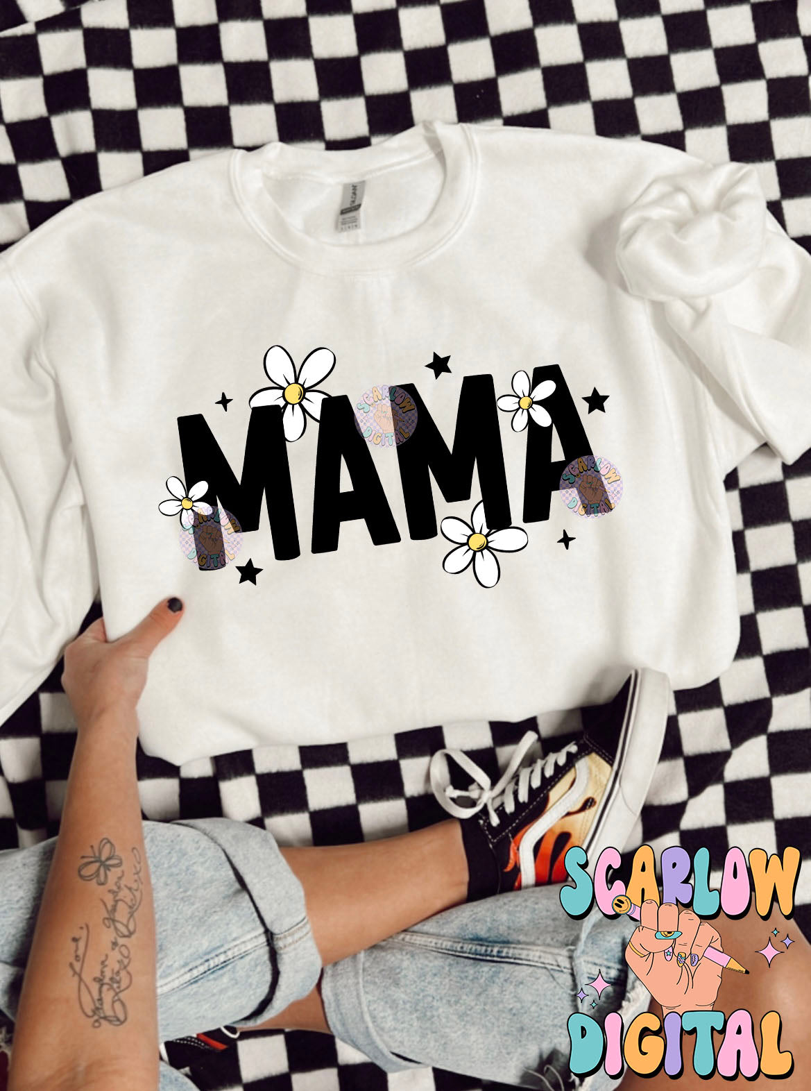 Mama PNG Digital Design Download, daisies png, png for moms, mommy and me png, mama mini png, flowers png, floral mama png, cute mama png