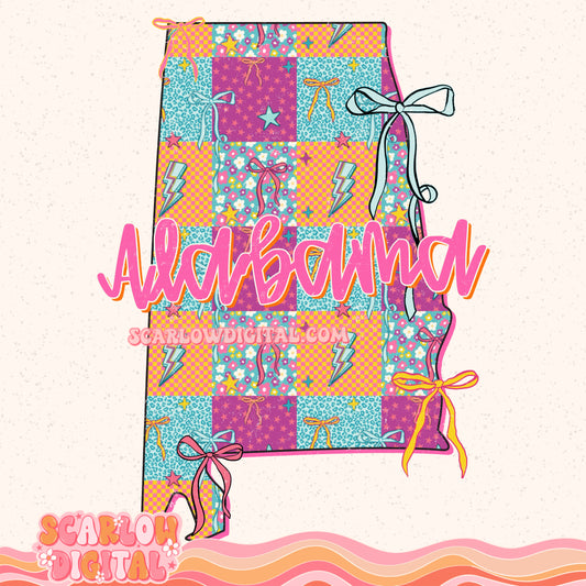 Alabama PNG Digital Design